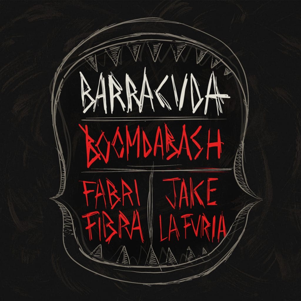 La cover del singolo "Barracuda" dei BoomDaBash feat. Fabri Fibra e Jake La Furia