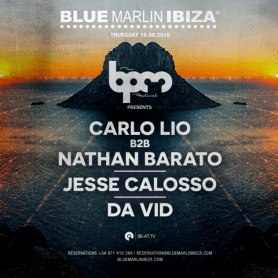 La line up dell'evento al Blue Marlin Ibiza