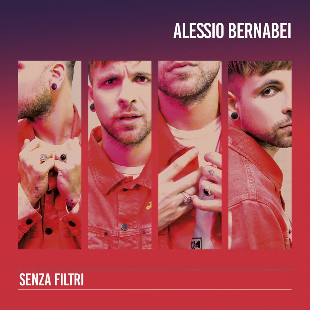 La cover di "Senza Filtri" di Alessio Bernabei
