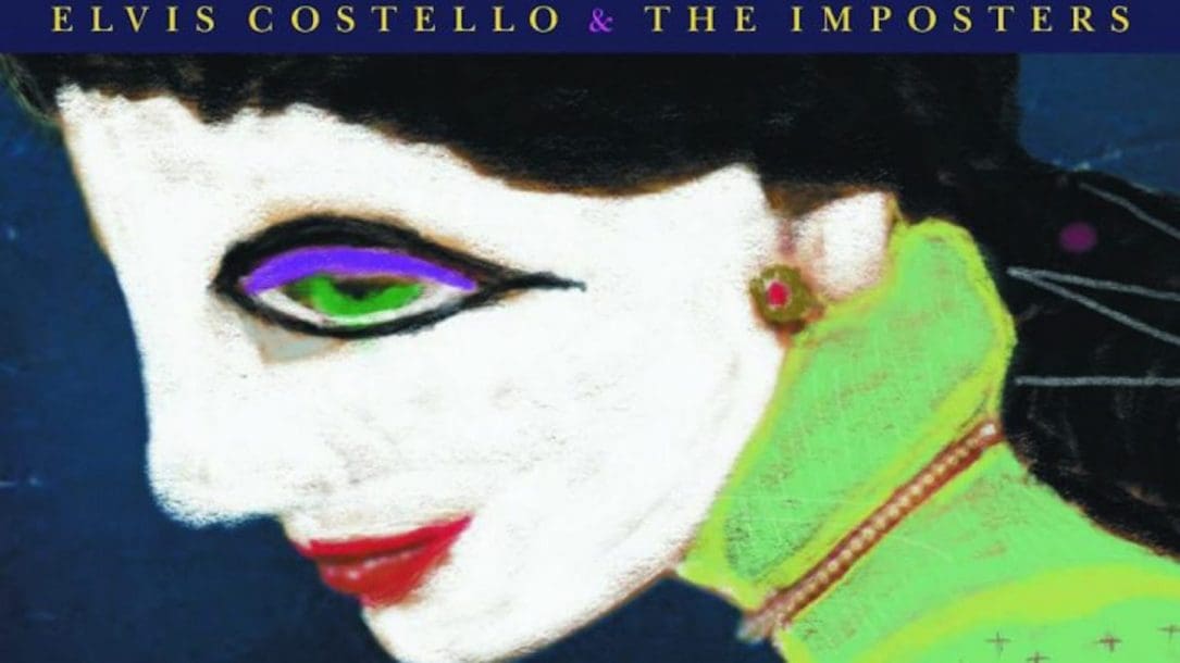 Un particolare della cover di Look Now di Elvis Costello & The Imposters