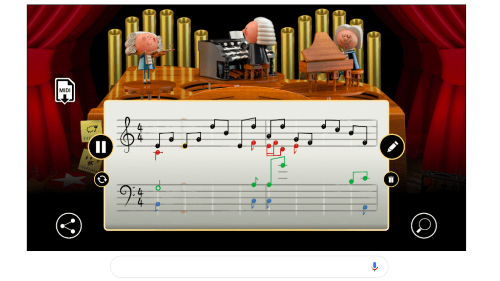 Google omaggia Bach con un Doodle che usa l’intelligenza artificiale