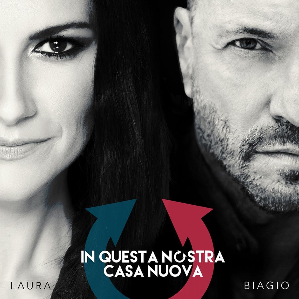 La cover del singolo di Laura Pausini e Biagio Antonacci "In Questa Nostra Casa Nuova"