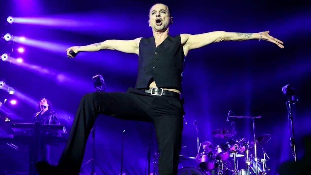 Dave Gahan dei Depeche Mode, foto di Stefano Masselli