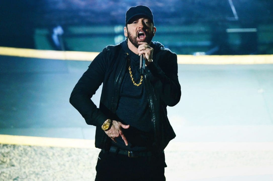 Eminem durante ultima cerimonia degli Oscar, Chris Pizzello/Invision/AP/Shutterstock