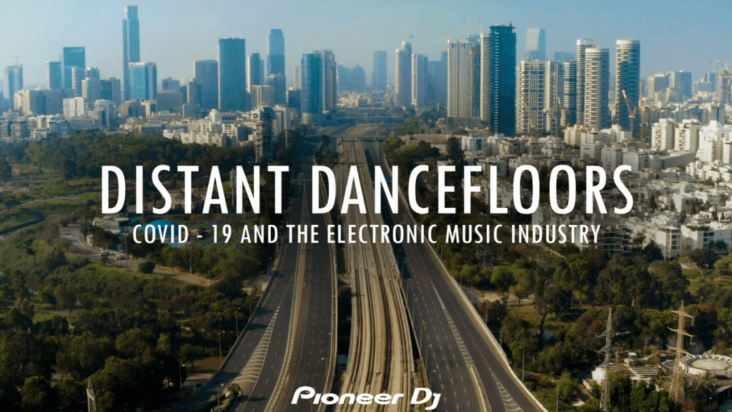 Distant Dancefloors, la locandina del docu-film che racconta l'impatto del Covid sulla musica elettronica