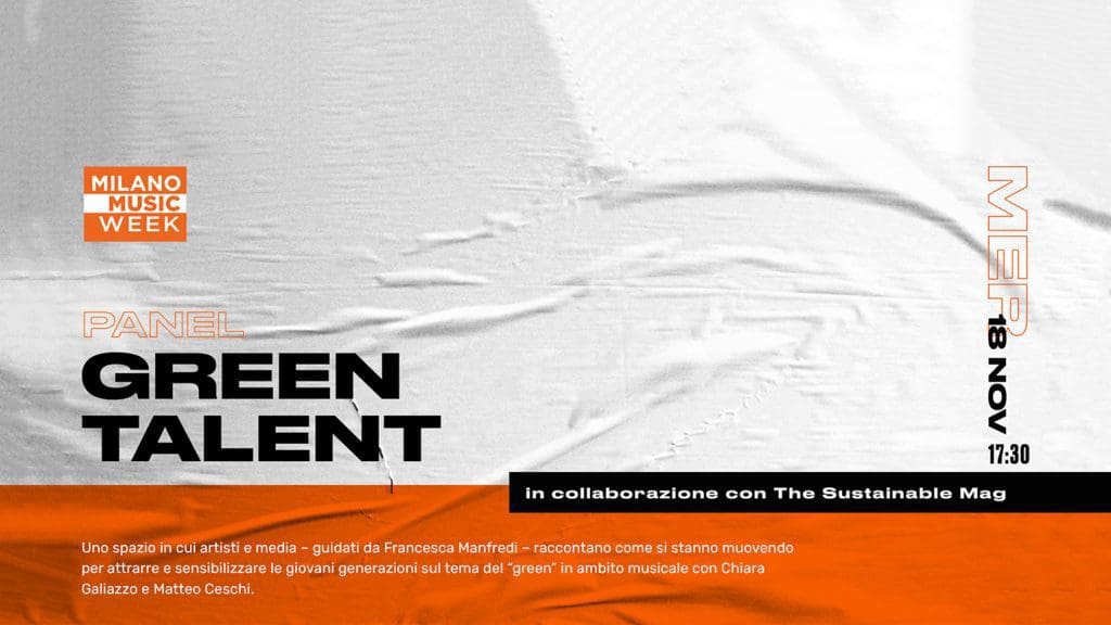 Green Talent - Billboard - Milano Music Week 2020 - 1