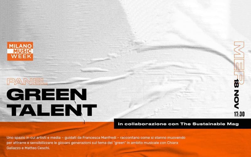 Green Talent - Billboard - Milano Music Week 2020 - 1