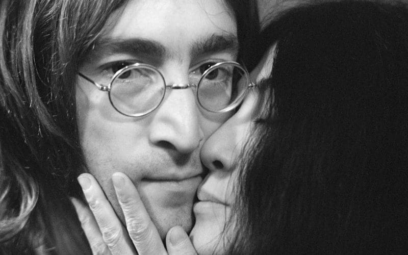 John Lennon - Yoko Ono - foto di Ethan Russell