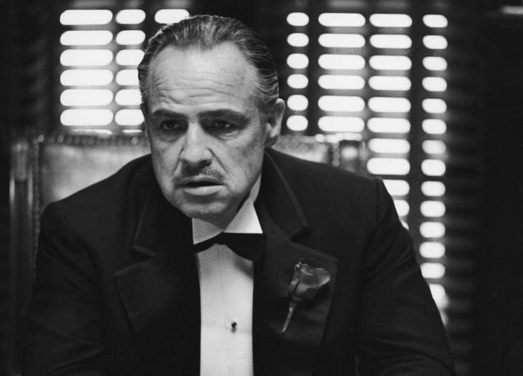 Marlon Brando nei panni di Vito Corleone, fonte: Instagram