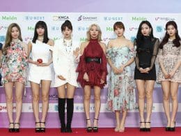 Le TWICE, la band coreana è al 8th Gaon Chart K-Pop Awards a Seoul. Chung Sung-Jun/Getty Images