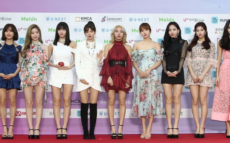 Le TWICE, la band coreana è al 8th Gaon Chart K-Pop Awards a Seoul. Chung Sung-Jun/Getty Images