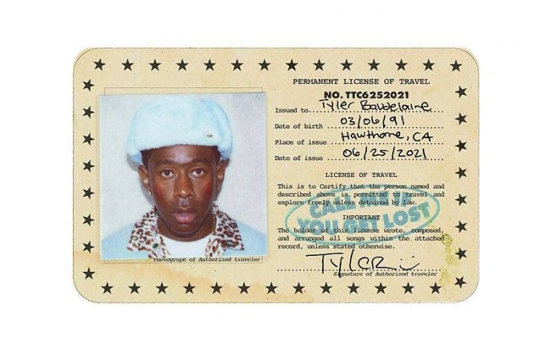Tyler, The Creator. Cover art di Call Me If You Get Lost