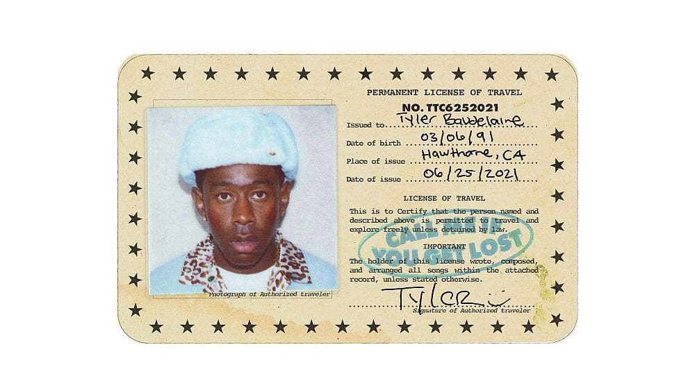 Tyler, The Creator. Cover art di Call Me If You Get Lost