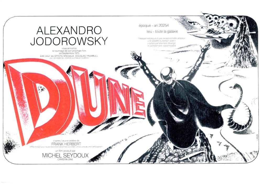 JODOROWSKY'S DUNE - Original Dune poster