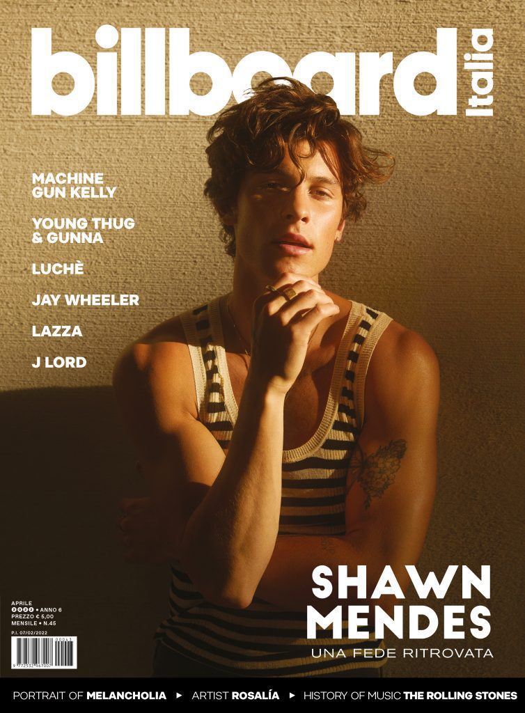 Billboard Italia - copertina aprile 2022 - Shawn Mendes