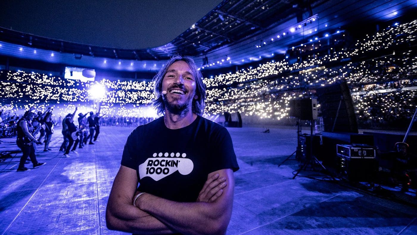 Rockin’1000 verso lo Stade de France, Zaffagnini: «Sarà il nostro concerto più bello di sempre»