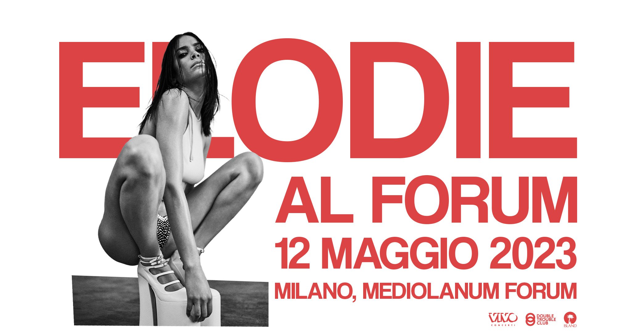 Elodie approderà al Forum di Assago il 12 maggio