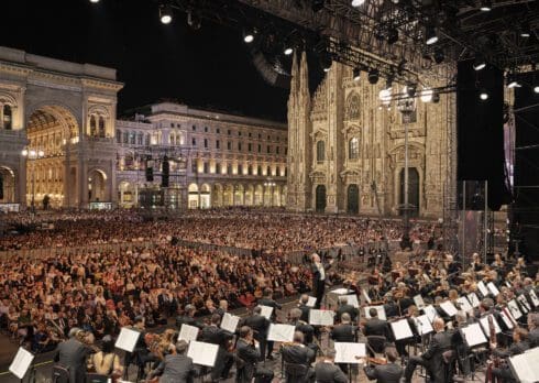 Filarmonica della Scala, tutto pronto per il concerto gratuito in Piazza Duomo