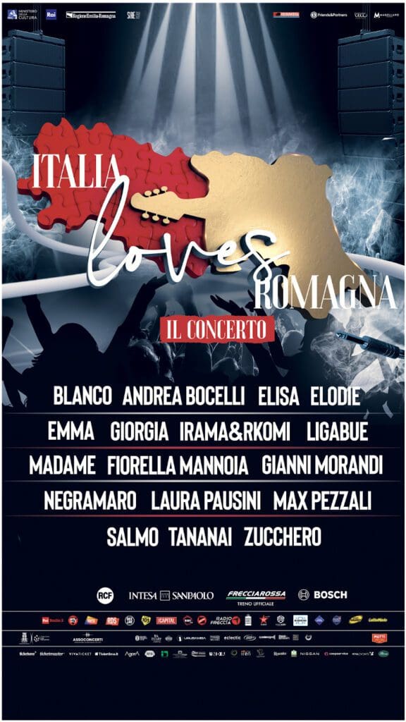 Italia Loves Romagna - locandina - lineup