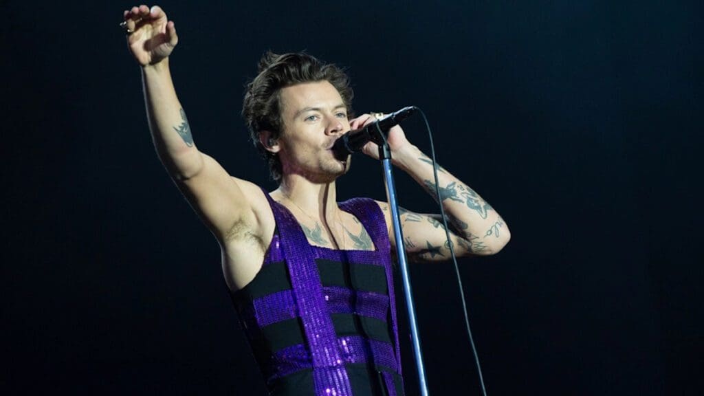 Harry Styles - turismo UK - foto di Joseph Okpako - WireImage