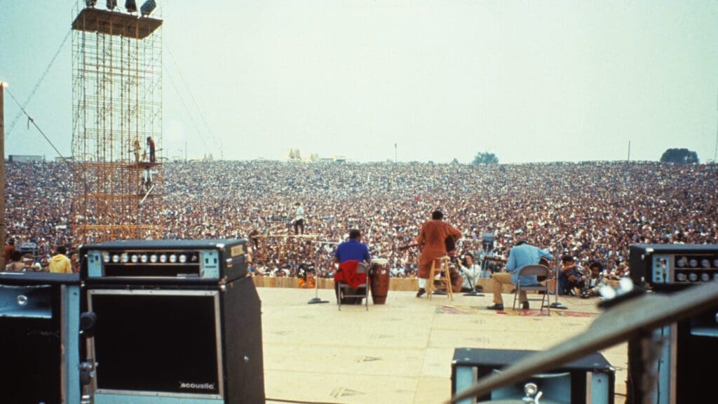 storia Woodstock - foto di Henry Diltz - 1