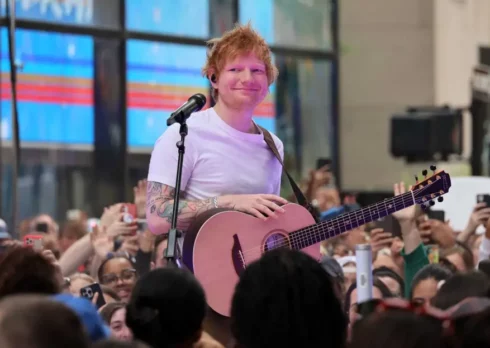 Ed Sheeran ha registrato una versione live del nuovo album a casa dei fan