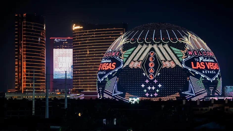 Sphere Las Vegas perdite - foto di Chris Graythen - Getty Images