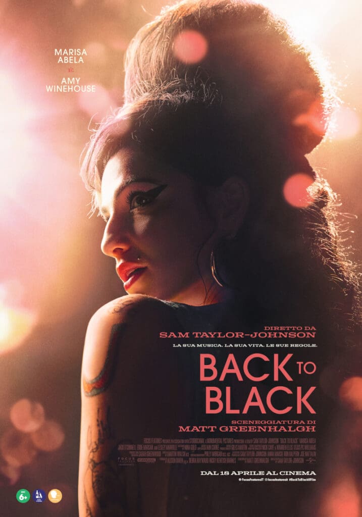 Back to Black - film biopic Amy Winehouse - locandina