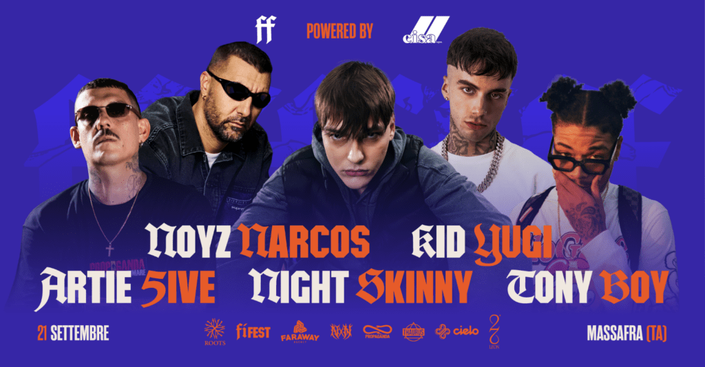 Il Fi Fest torna a Massafra il 21 e 22 settembre: sul palco anche Kid Yugi