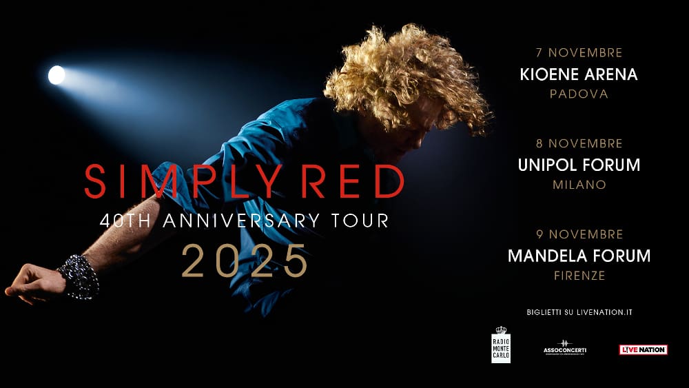 Simply Red - concerti Italia - locandina