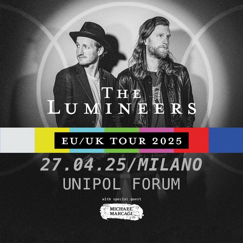 locandina Lumineers - concerto Forum Assago - Milano