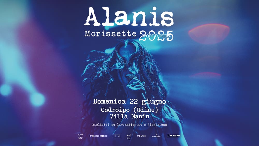 locandina concerto Alanis Morissette Italia