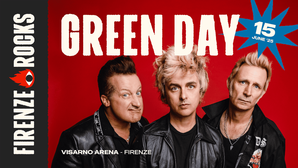 locandina concerto Green Day Firenze Rocks 2025