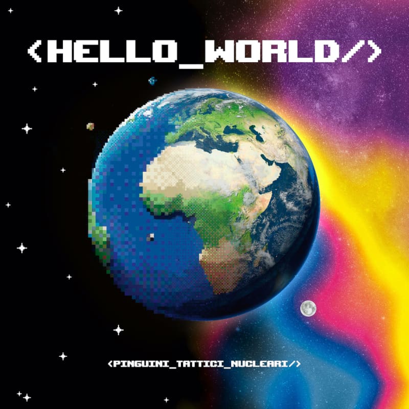 copertina Hello World - Pinguini Tattici Nucleari