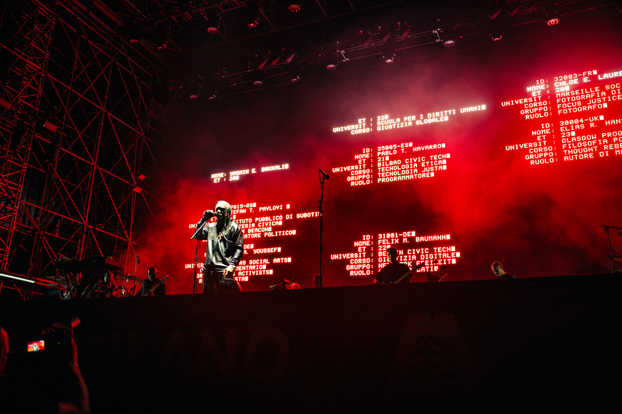 Il live dei Massive Attack ci ricorda come la grande musica può essere impegno politico