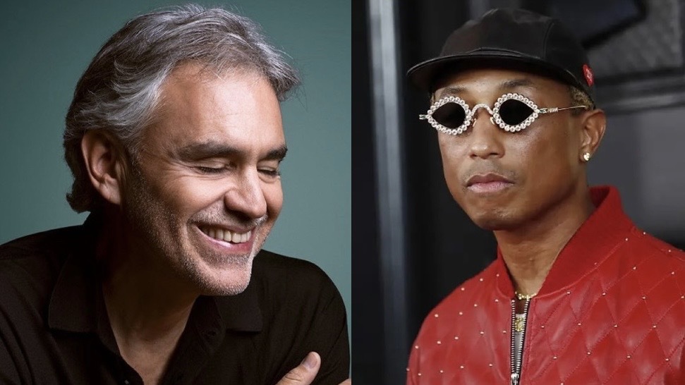 Pharrell e Andrea Bocelli dirigeranno un concerto in Vaticano per il Giubileo