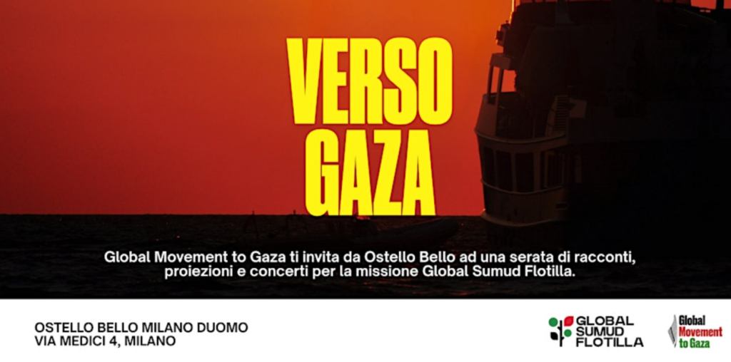Verso Gaza: l’evento di solidarietà da Ostello Bello Milano Duomo