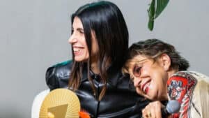 Giorgia (Woman of the Year) and TV host Serena Dandini - Billboard Italia Women in Music 2025