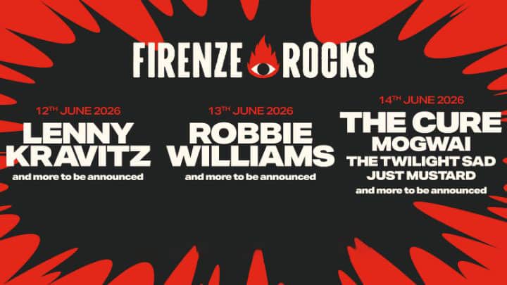 banner Firenze Rocks 2026 - lineup headliner