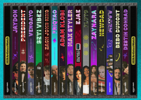 Amazon Music presenta “2026 Artist To Watch”: ecco chi sono gli emergenti da non perdersi