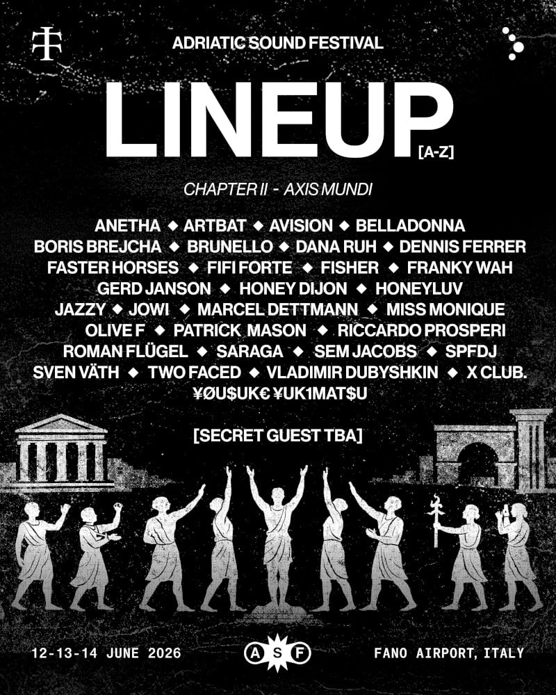 Adriatic Sound Festival 2026 - lineup - locandina
