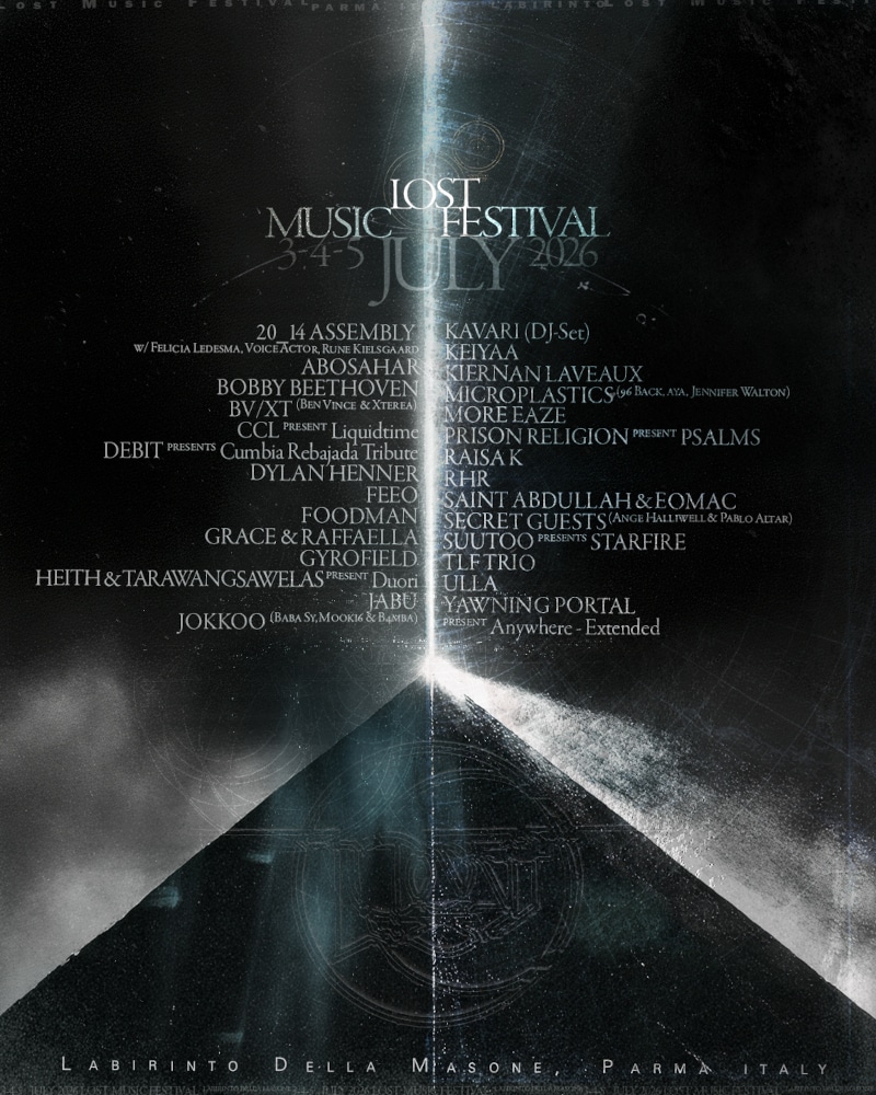 LOST Festival 2026 - lineup completa - locandina