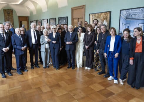 Sergio Mattarella riceve gli artisti SIAE: tra loro anche Anna, Madame e Angelina Mango