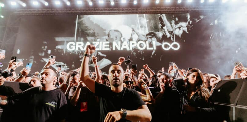 La celebrazione per i 20 anni di carriera di Joseph Capriati all’Ex Base Nato di Napoli