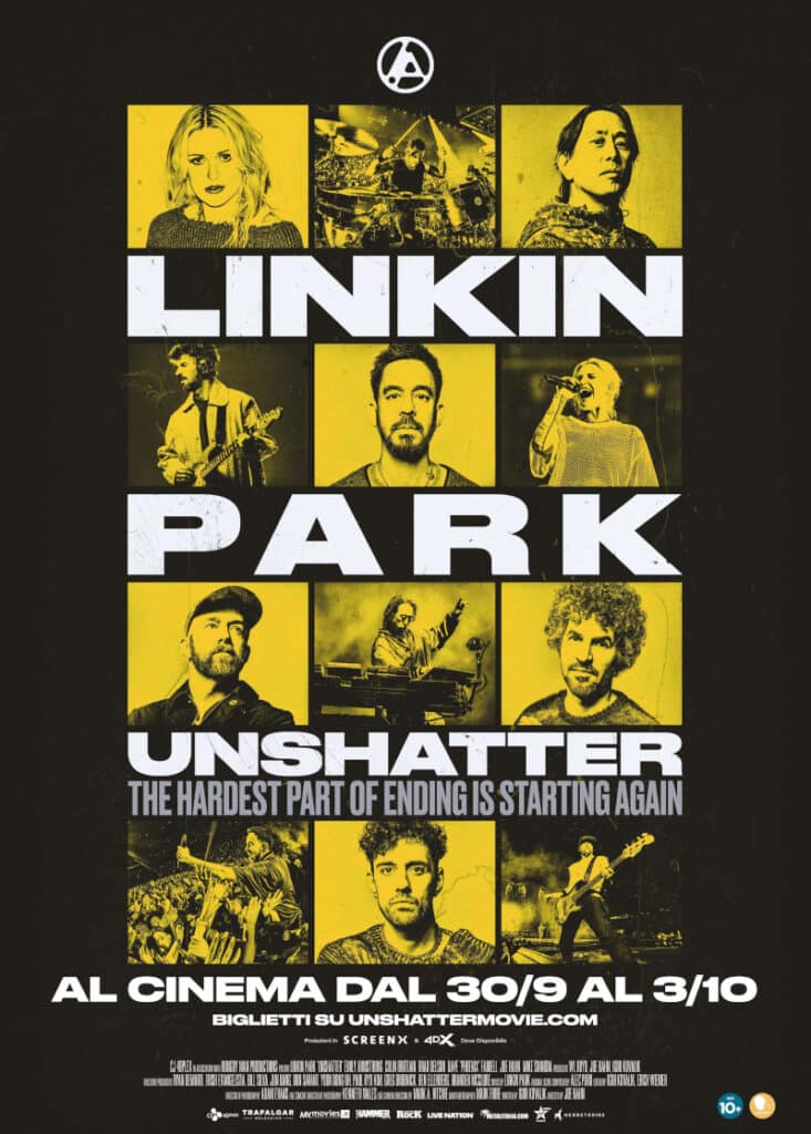locandina Linkin Park Unshatter